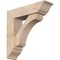 Ekena Millwork Legacy Traditional Smooth Bracket w/ Offset Brace, Douglas Fir, 7 1/2"W x 28"D x 28"H BKT0806X28X28LEC01SDF - alternate 1